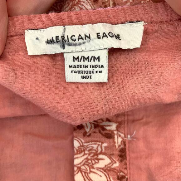 American Eagle Mieux Ensemble Boho Cami Crop Top Size Medium - Picture 7 of 7